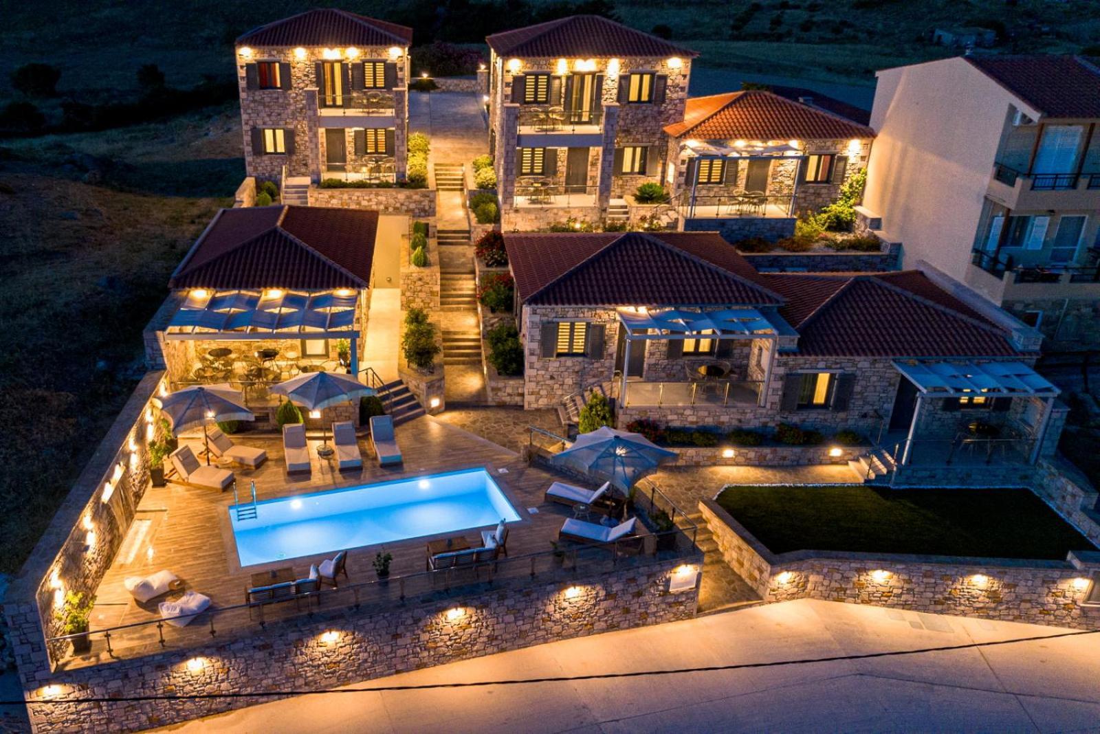 Lithoessa Luxury Apartments Agios Ioannis Kaspaka Exterior photo