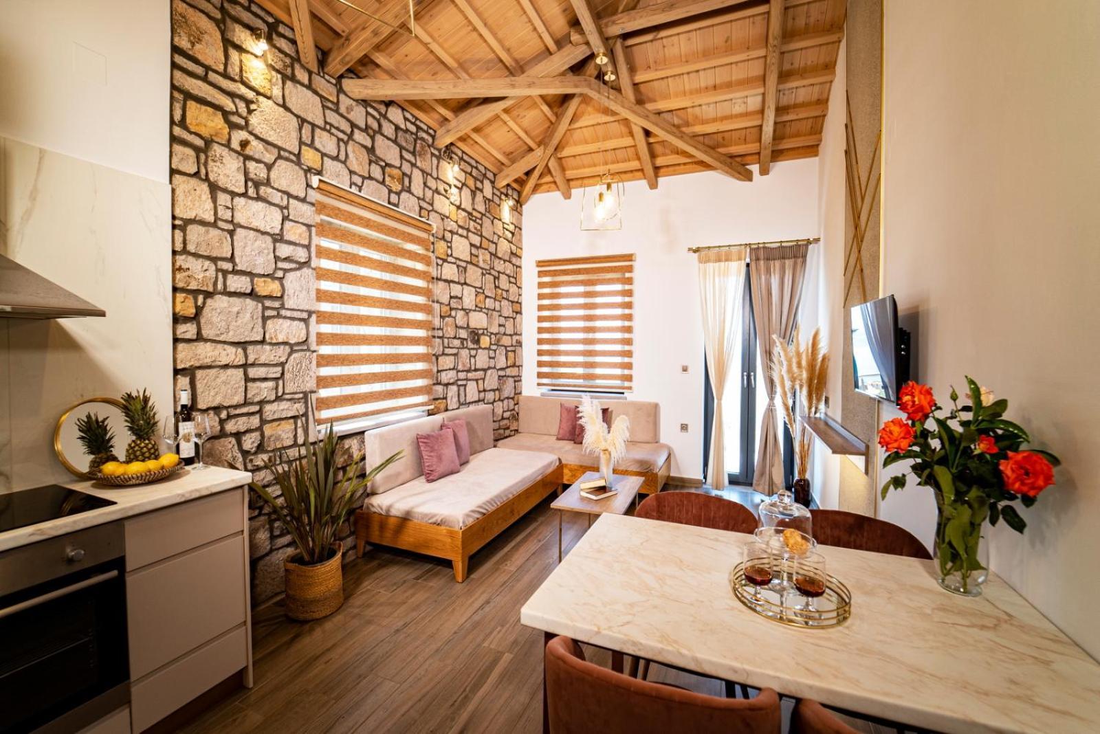 Lithoessa Luxury Apartments Agios Ioannis Kaspaka Exterior photo