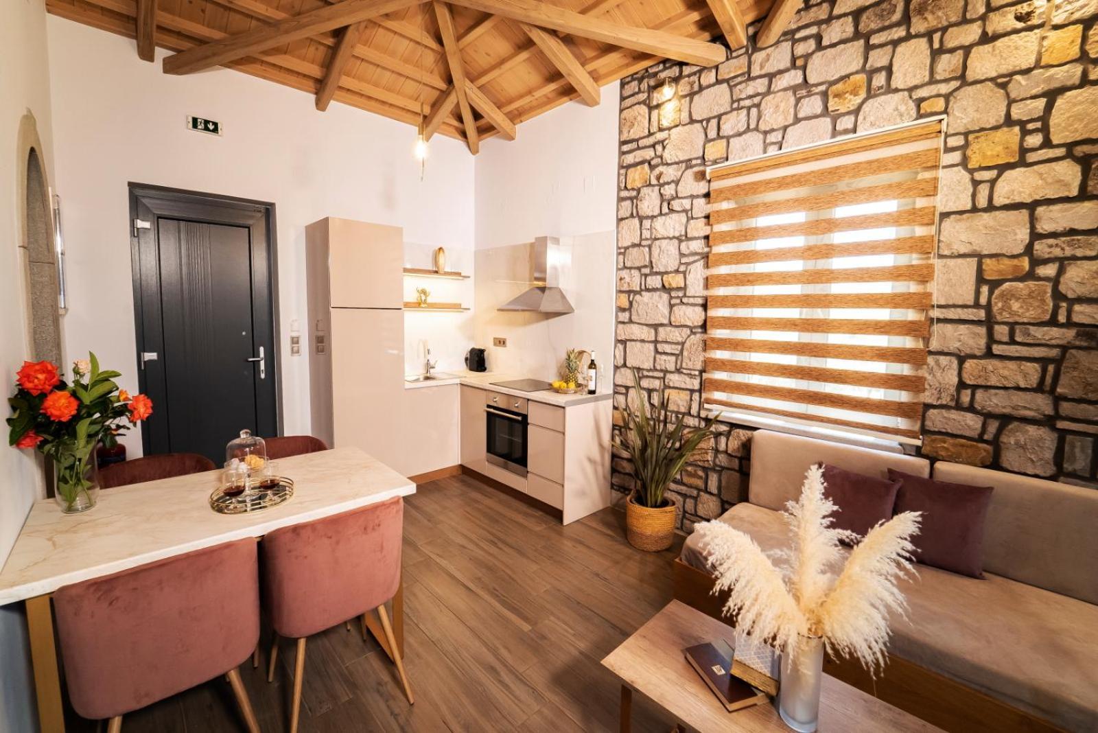 Lithoessa Luxury Apartments Agios Ioannis Kaspaka Exterior photo